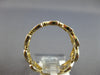 WIDE .29CT DIAMOND 14KT YELLOW GOLD MULTI HEART SEMI ETERNITY ANNIVERSARY RING