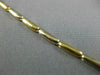 ESTATE .70CT DIAMOND 14K WHITE & YELLOW GOLD SOLITAIRE BEZEL LINK NECKLACE #5401