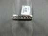 ESTATE .30CT DIAMOND 14KT WHITE GOLD 3D 8 STONE CHANNEL WEDDING ANNIVERSARY RING