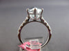 EXTRA LARGE 5.66CT DIAMOND & AAA AQUAMARINE 18KT WHITE GOLD 3D ENGAGEMENT RING
