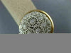 ESTATE EXTRA LARGE .46CT DIAMOND 18K WHITE & ROSE GOLD 3D DOME SHAPE FLOWER RING