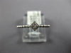 ESTATE NARROW .09CT DIAMOND 18KT WHITE GOLD SQUARE CLUSTER BEADED PAVE FUN RING
