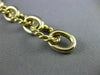 ESTATE LARGE 18KT WHITE & YELLOW GOLD CLASSIC ITALIAN ROPE LINK BRACELET #21483