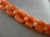 ANTIQUE LONG 925 SILVER GOLD PLATED CORAL HANDCRAFTED MULTI SHAPE NECKLACE 25358