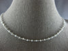 ESTATE LONG 10CT GREY DIAMOND 18KT WHITE GOLD 3D BY THE YARD FUN NECKLACE