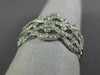 EFFY WIDE 1.15CT ROUND DIAMOND 14K WHITE GOLD 3D INIFINITY OPEN WAVE ETOILE RING