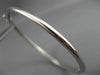 ANTIQUE 2.20CT DIAMOND 18KT WHITE GOLD PAVE SEMI ETERNITY BANGLE BRACELET #9328