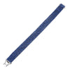 ESTATE WIDE 7.0CT AAA SAPPHIRE 18KT WHITE GOLD CLASSIC MULTI ROW TENNIS BRACELET