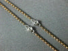 ESTATE 1.04CT WHITE & PINK DIAMOND 18KT WHITE & ROSE GOLD 3D INVISIBLE PENDANT