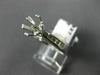 ESTATE .25CT DIAMOND 18K WHITE GOLD 3D CHANNEL SEMI MOUNT ENGAGEMENT RING #11827