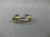 ESTATE LONG .70CT DIAMOND BAGUETTE 14KT 2 TONE GOLD UMBRELLA EARRINGS CUTE! 6162