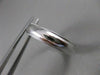 ESTATE PLATINUM CLASSIC SOLID MILGRAIN WEDDING ANNIVERSARY MENS BAND RING #20431
