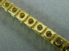 ESTATE 6.50CT ROUND CUT DIAMOND 18KT YELLOW GOLD CLASSIC TENNIS BRACELET #21747
