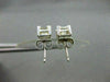 ESTATE .80CT DIAMOND 14KT WHITE GOLD PRINCESS CUT STUD EARRINGS H VVS/VS #5975