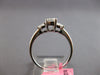 GIA 1.50CT DIAMOND 18KT WHITE GOLD 3D FLAME SHAPE & KITE 3 STONE ENGAGEMENT RING