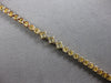 ESTATE .94CT DIAMOND 14K YELLOW GOLD CLASSIC PAST PRESENT FUTURE TENNIS BRACELET