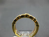 ESTATE WIDE .46CT DIAMOND 18KT TRI COLOR GOLD FILIGREE MILGRAIN STACKABLE RING