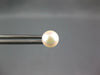 ESTATE AAA SOUTH SEA PEARL 14KT YELLOW GOLD 3D CLASSIC 6MM STUD EARRINGS #27275