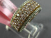 ESTATE WIDE 1.37CT WHITE & PINK DIAMOND 18KT WHITE & ROSE GOLD ANNIVERSARY RING