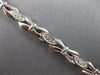 .59CT DIAMOND 14KT WHITE GOLD 3D ROUND 3 STONE XO FILIGREE LOVE TENNIS BRACELET