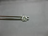 ESTATE .40CT DIAMOND 14KT WHITE GOLD 3D SOLITAIRE TENSION STUD EARRINGS #17278