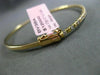 ESTATE .55CT DIAMOND 18KT ROSE GOLD 3D ETOILE CLASSIC 2mm BANGLE BRACELET