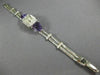 ANTIQUE SMITH PATTERSON 4.40CT OLD MINE DIAMOND & AMETHYST PLATINUM WATCH #2573
