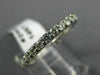 ESTATE 1.01CT DIAMOND 14KT WHITE GOLD SHARED PRONG ETERNITY WEDDING RING #25531