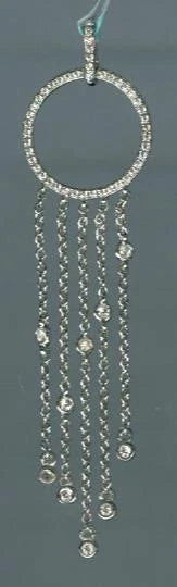 .24CT DIAMOND 14KT WHITE GOLD CIRCLE OF LIFE MULTI STRAND BY THE YARD PENDANT