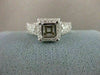 ESTATE 1.64CTW DIAMOND 14KT WHITE GOLD PAVE SEMI MOUNT ENGAGEMENT RING #19867