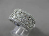 ESTATE WIDE 3.14CT DIAMOND 14KT WHITE GOLD ETOILE ANNIVERSARY RING UNIQUE #20429