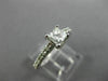 ESTATE .66CT ROUND & PRINCESS DIAMOND 14KT WHITE GOLD SOLITAIRE ENGAGEMENT RING