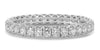 .83CT DIAMOND 14K WHITE GOLD ROUND MULTI HEART ETERNITY WEDDING ANNIVERSARY RING