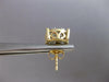 ESTATE LARGE 2.01CT DIAMOND 14KT YELLOW GOLD ROUND CLUSTER FLOWER STUD EARRINGS