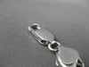 ESTATE WIDE 14KT WHITE GOLD CLASSIC MATTE & SHINY WAVE DESIGN BRACELET #23285
