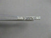 ESTATE .30CT DIAMOND 14K WHITE GOLD SPLIT CHANNEL WEDDING ANNIVERSARY RING #1638