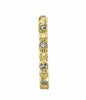 ESTATE .30CT DIAMOND 18KT YELLOW GOLD 3D ROUND BEZEL ETERNITY ANNIVERSARY RING