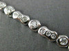 ESTATE 1.79CT DIAMOND 14KT WHITE GOLD PAST PRESENT FUTURE ETOILE BRACELET #18270