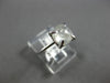 1.55CT SALT & PEPPER DIAMOND 18K WHITE GOLD 3D SOLITAIRE CUSHION ENGAGEMENT RING