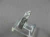 ANTIQUE .30CT DIAMOND 14KT WHITE GOLD FILIGREE ETERNITY 3 DIMENSIONAL RING #1150