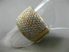 ESTATE LARGE 1.95CT DIAMOND 18KT ROSE GOLD MULTI ROW SEMI ETERNITY WEDDING RING