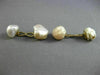 ANTIQUE LARGE PEARLS 14KT YELLOW GOLD CLASSIC BAROQUE DOUBLE SIDED CUFFLINK