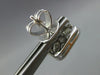 LARGE 2.45CT DIAMOND 18KT WHITE GOLD 3D ROUND & BAGUETTE INVISIBLE STUD EARRINGS