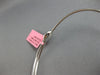 WIDE .77CT DIAMOND 18KT WHITE GOLD ROUND & BAGUETTE FLEXIBLE FUN BANGLE BRACELET