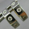 ESTATE .25CT DIAMOND 14K WHITE & YELLOW GOLD CLASSIC HUGGIE HOOP EARRINGS #6236