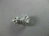 ANTIQUE 1.96CT DIAMOND 14KT WHITE GOLD FILIGREE HALO STUD EARRINGS AMAZING #2708