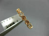 ESTATE .30CT DIAMOND 14K ROSE GOLD 3D 6 STONE FILIGREE INFINITY ANNIVERSARY RING