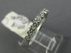 ESTATE .55CT DIAMOND 18KT WHITE GOLD 3D CLASSIC 7 STONE WEDDING ANNIVERSARY RING