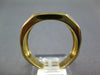 WIDE 2.06CT DIAMOND 14KT YELLOW GOLD CLASSIC 3 ROW PRINCESS INVISIBLE MENS RING