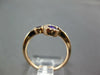 ESTATE .68CT DIAMOND & AAA AMETHYST 14KT ROSE GOLD ROUND & PEAR SHAPE SNAKE RING
